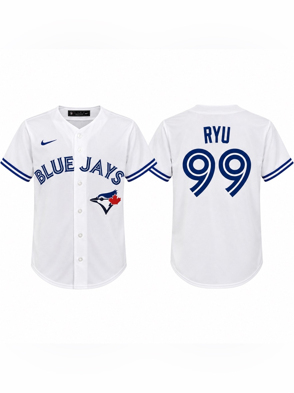 Toronto Blue Jays Hyun Jin Ryu Twill player Jersey Small 8 Kids' (Youth)